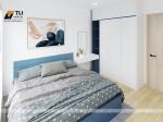 Thiết kế nội thất chung cư hiện đại - Anh Hà, S102, Vinhomes Smart City, Căn 2 phòng ngủ + 1