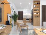 Thiết kế nội thất chung cư hiện đại -  Vinhomes Smart City, 2 phòng ngủ