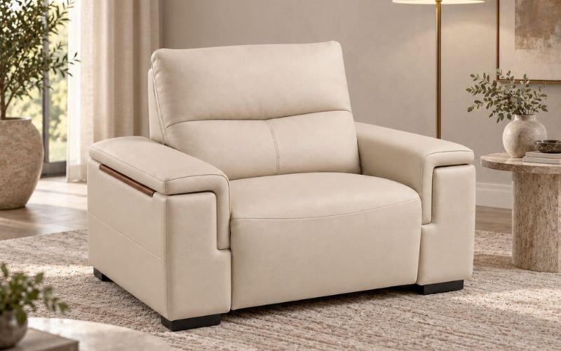 Sofa đơn Bellino TLI với phần chân và mặt ngồi