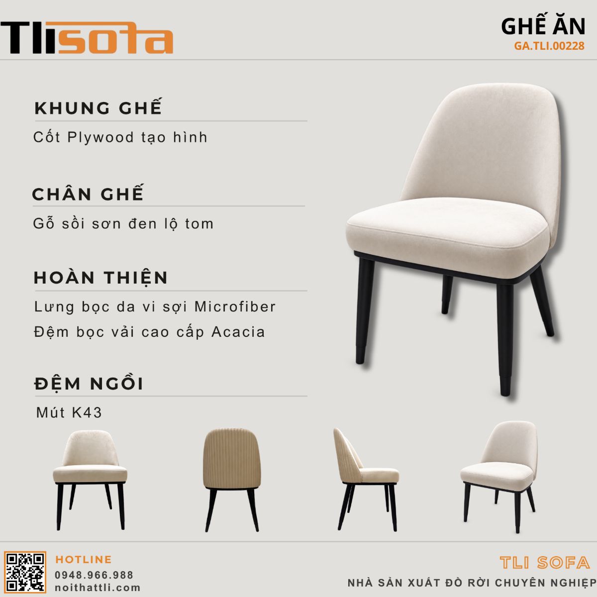 GHẾ ĂN GA.TLI.00228