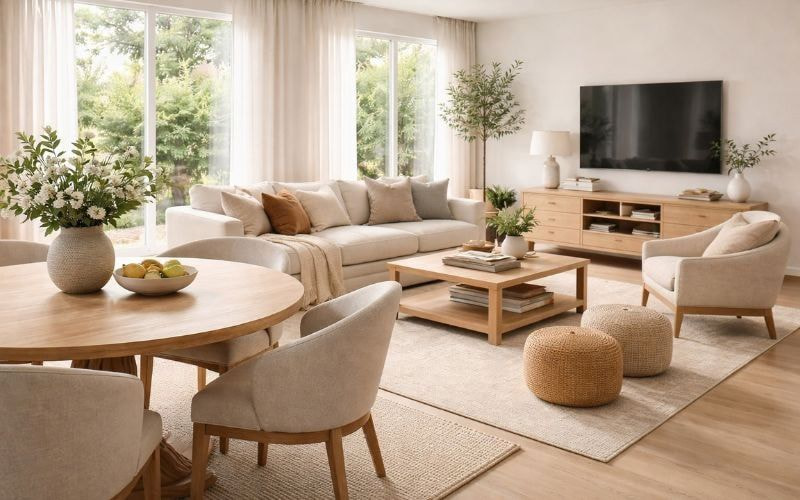 Nội thất đẹp tại TLI: Từ sofa đến từng góc ngồi trong nhà