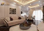 Thiết kế nội thất chung cư tân cổ điển 3 phòng ngủ - Chị Hương, Vinhomes Smart City