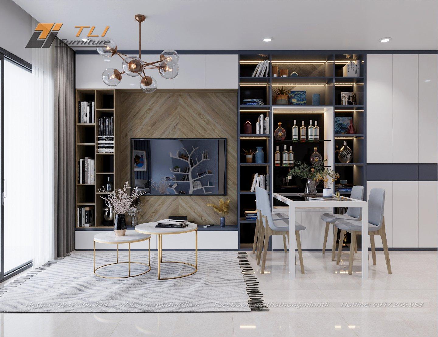 Thiết Kế Nội Thất Căn Hộ Chung Cư 90m2