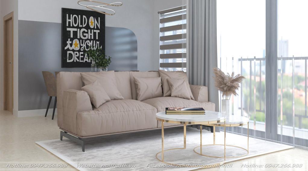 Tường màu trắng chọn sofa màu gì cho phong thủy và hài hòa không gian sống?