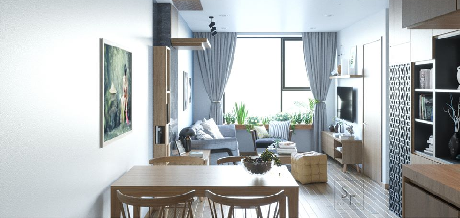 Bí quyết thiết kế căn studio 28m2 - 35m2 tối ưu hóa diện tích