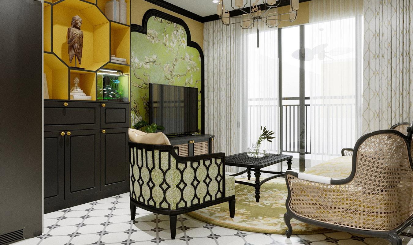 Cách trang trí phòng khách nhà vuông độc đáo, sang trọng và hiện đại 