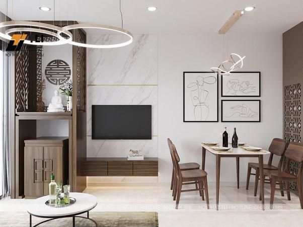 Kinh Nghiệm Thiết Kế Nội Thất Phòng Khách Liền Bếp