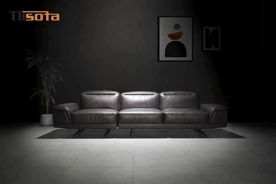 Tổng Hợp 6+ Mẫu Sofa Da Bò Thật Màu Nâu Đẹp Nhất 2022