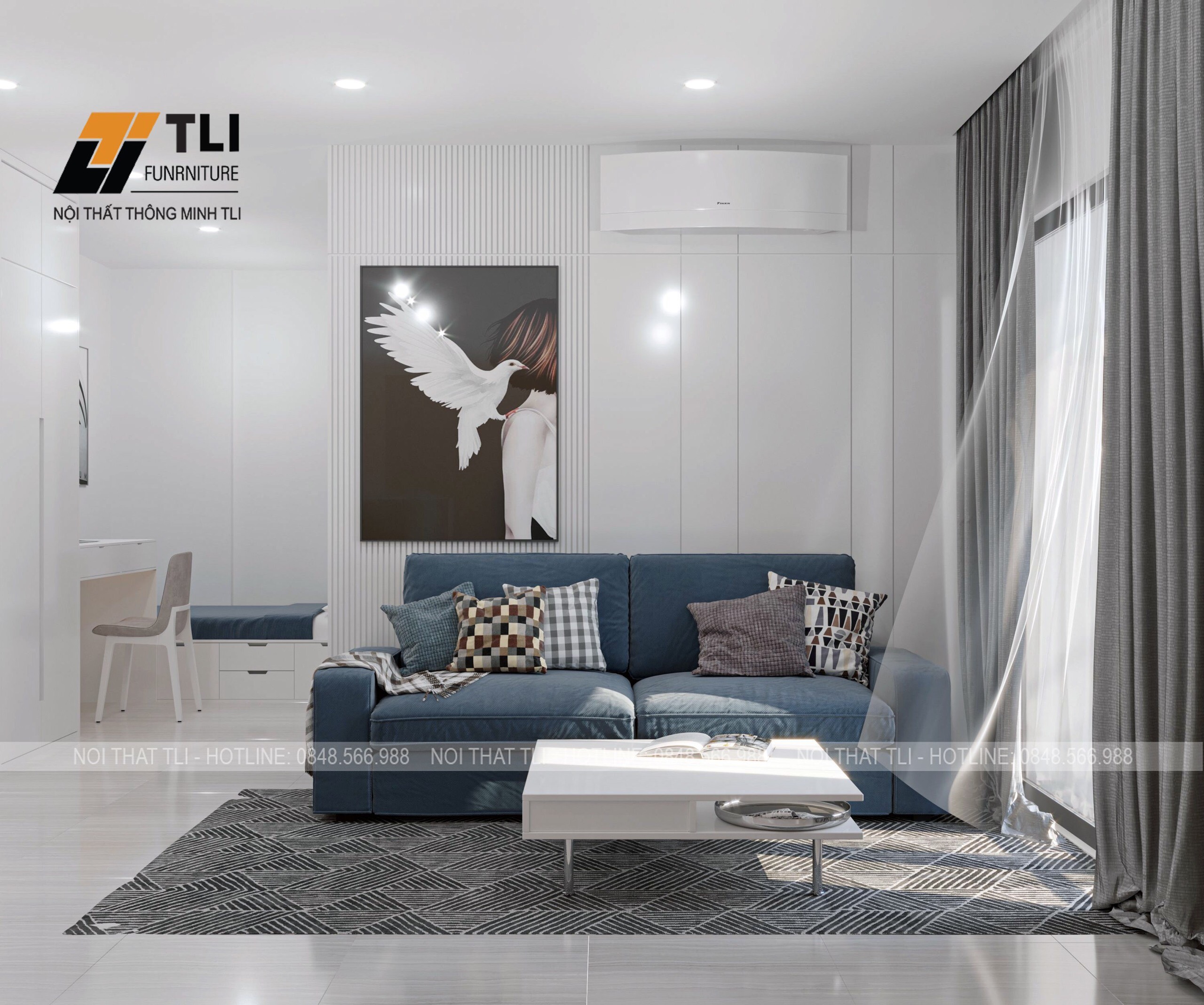 Thiết kế nội thất phong cách hiện đại đơn giản và đẹp 2024 mang lại cảm giác trẻ trung và thời thượng cho không gian sống của bạn. Với sự kết hợp hài hòa giữa chất liệu gỗ, kim loại và các sản phẩm nội thất tiên tiến, phòng khách trở nên thoáng mát và rộng lớn hơn. Nếu bạn đang tìm kiếm một không gian sống đầy đủ tiện nghi và sự sang trọng, thiết kế nội thất theo phong cách hiện đại là sự lựa chọn hoàn hảo.