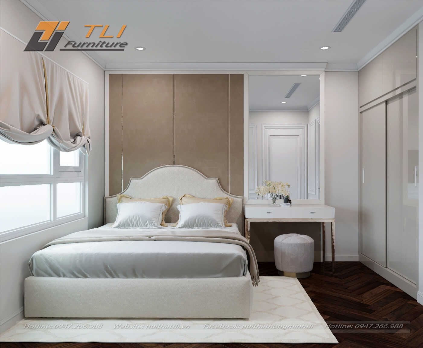 Hãy khám phá những chi tiết thiết kế nội thất phòng ngủ chung cư tinh tế và đầy ấn tượng. Tận hưởng không gian thoải mái và tiện nghi đầy đủ cho một giấc ngủ ngon giấc, cùng xây dựng không gian sống lý tưởng cho chính bạn.