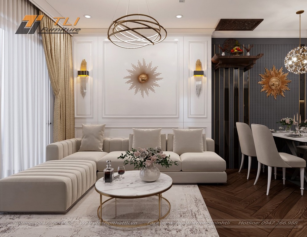 Mẫu phòng khách biệt thự